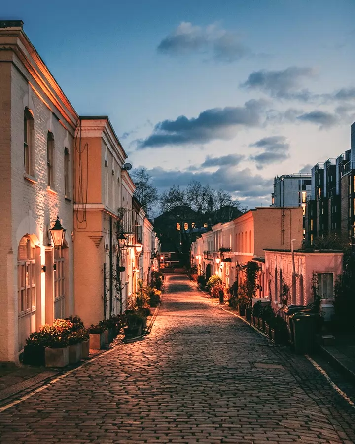The same edit on a street