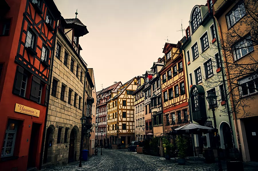 A street photo edited in the browser — after